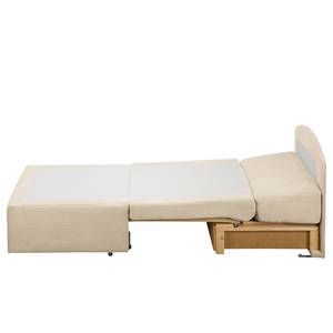 Fauteuill convertible Disley IV Tissu - Crème - Sans accoudoirs