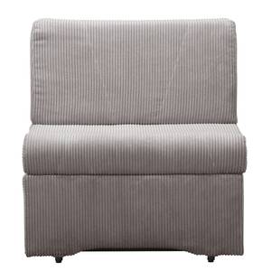 Fauteuill convertible Disley IV Tissu - Gris clair - Sans accoudoirs