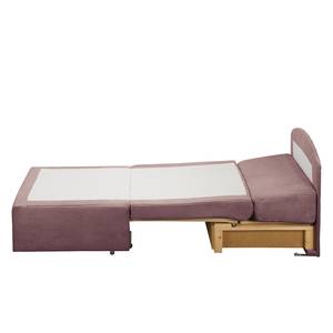 Slaapfauteuil Disley IV geweven stof - Mauve - Zonder armleuningen