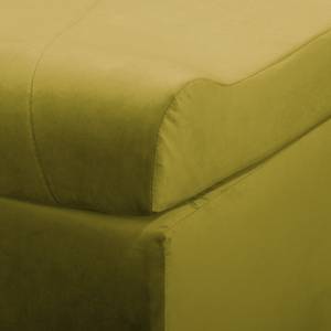 Fauteuill convertible Disley III Microfibre - Vert pistache - Sans accoudoirs