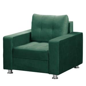 Fauteuil Upwell II microvezel - Donkergroen - Zonder hocker