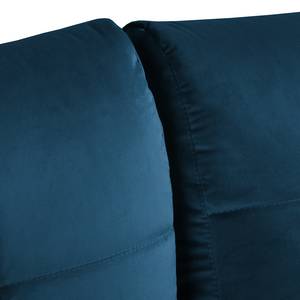 Canapé d’angle Upwell II Microfibre - Bleu marine - Méridienne longue à droite (vue de face)