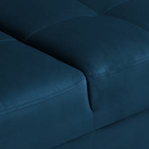 Canapé d’angle Upwell II Microfibre - Bleu marine - Méridienne longue à droite (vue de face)