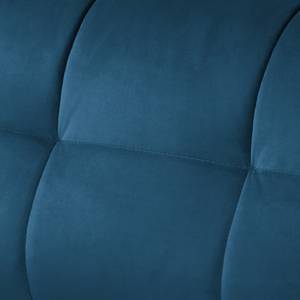 Canapé d’angle Upwell II Microfibre - Bleu marine - Méridienne longue à gauche (vue de face)
