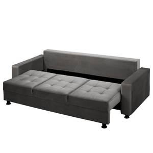 Canapé convertible Upwell II Microfibre - Gris foncé