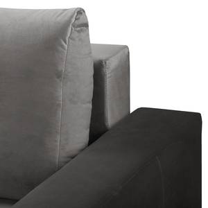 Canapé convertible Upwell II Microfibre - Gris foncé