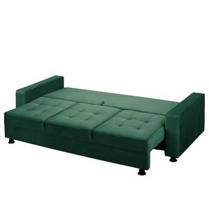 Canapé convertible Upwell II Microfibre - Vert foncé