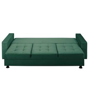 Canapé convertible Upwell II Microfibre - Vert foncé