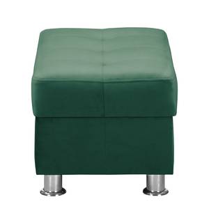 Fauteuil Upwell II Microfibre - Vert foncé - Avec repose-pieds