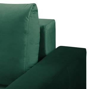 Fauteuil Upwell II microvezel - Donkergroen - Met hocker