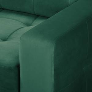 Fauteuil Upwell II Microfibre - Vert foncé - Avec repose-pieds