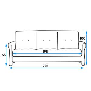 Schlafsofa Outwell II Strukturstoff - Dunkelgrau