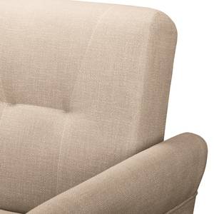 Sessel Outwell II Strukturstoff - Hellbeige - Mit Hocker