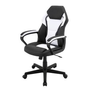 Chaise gamer Murol Imitation cuir et mesh / Matière plastique - Blanc / Noir