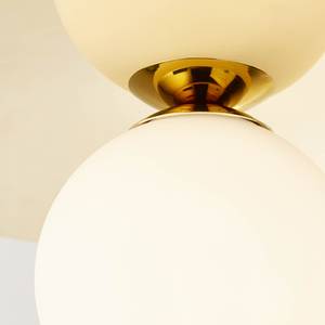 Wandlamp Zondra melkglas/ijzer - 1 lichtbron