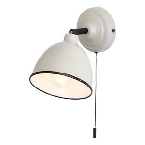 Wandlamp Telio ijzer - 1 lichtbron - Heldergrijs