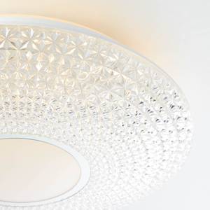 LED-plafondlamp Lucian acrylglas/staal - 1 lichtbron