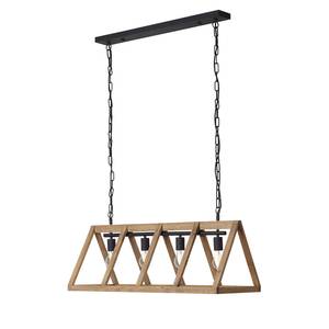 Hanglamp Matrix Wood III ijzer - 4 lichtbronnen