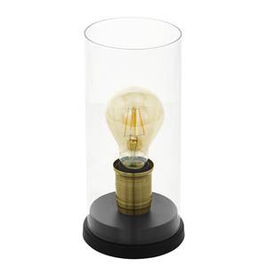 Tafellamp Smyrton transparant glas / staal - 1 lichtbron
