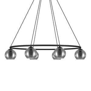 Hanglamp Daguella transparant glas / staal - 6 lichtbronnen