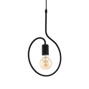 Suspension Cottingham Acier - 1 ampoule - Noir