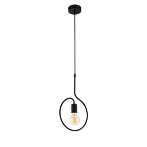 Suspension Cottingham Acier - 1 ampoule - Noir