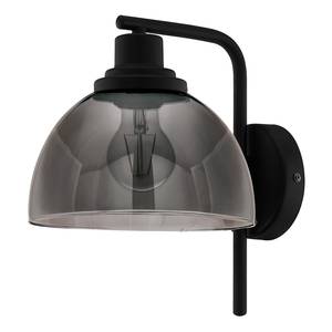 Wandlamp Beleser transparant glas / staal - 1 lichtbron