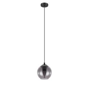 Hanglamp Ariscani transparant glas / staal - 1 lichtbron