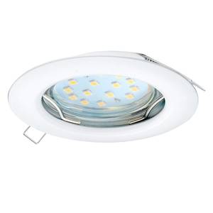 LED-inbouwlamp Peneto transparant glas / staal - 1 lichtbron - Wit
