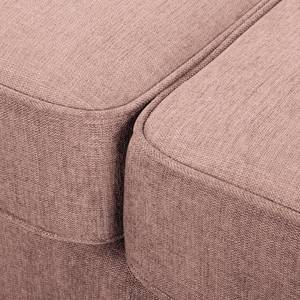 Ecksofa Colares II Webstoff - Mauve - Longchair davorstehend rechts