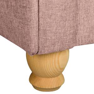 Ecksofa Colares II Webstoff - Mauve - Longchair davorstehend rechts