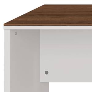 Bureau Ancona kasjmierkleurig/notenboomhouten look