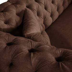Sofa Callas (3-Sitzer) Microfaser - Braun