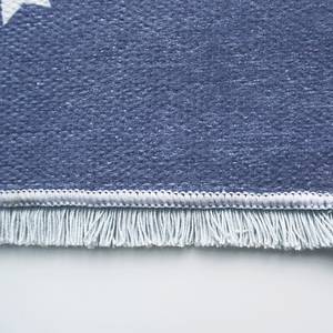 Tapis enfant Stars Fibres synthétiques - Bleu - 100 x 160 cm