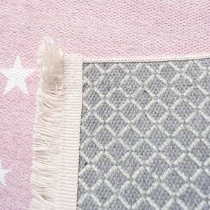 Tapis enfant Stars Fibres synthétiques - Rose - 140 x 190 cm