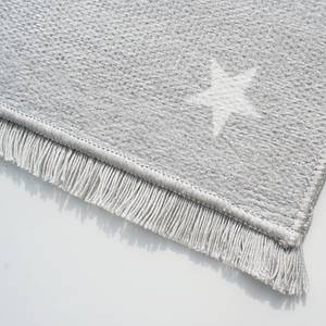 Kindervloerkleed Stars kunstvezels - Lichtgrijs - 100 x 160 cm