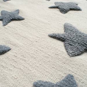 Kindervloerkleed Seastar wol - Blauw grijs - 100 x 160 cm