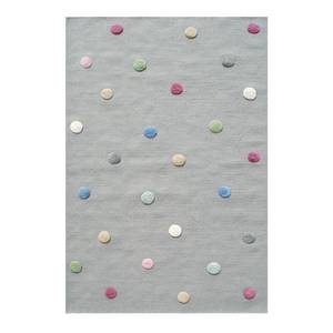 Kinderteppich Colordots Wolle - Lichtgrau - 120 x 180 cm