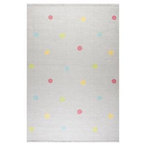 Kindervloerkleed Dots kunstvezels - Saharakleurig - 100 x 160 cm