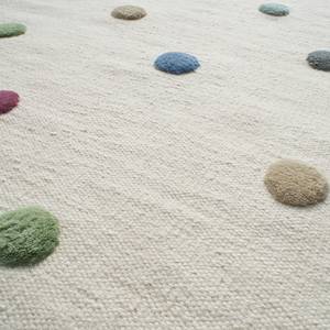 Kinderteppich Colordots Wolle - Wollweiß - 160 x 230 cm