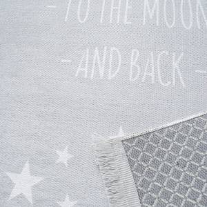 Kindervloerkleed Moon kunstvezels - Lichtgrijs - 140 x 190 cm