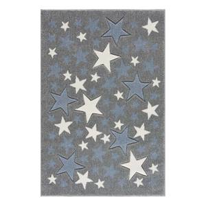 Tapis enfant Stella Fibres synthétiques - Gris / Bleu pigeon - 120 x 180 cm