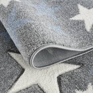 Tapis enfant Stella Fibres synthétiques - Gris / Bleu pigeon - 120 x 180 cm