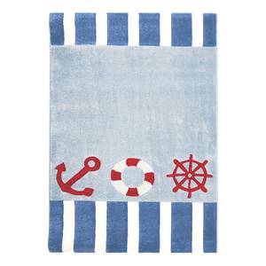 Tapis enfant En haute mer 1 Fibres synthétiques - Bleu / Rouge - 160 x 230 cm