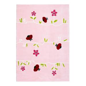 Tapis enfant Champs de fleurs Fibres synthétiques - Rose - 120 x 180 cm