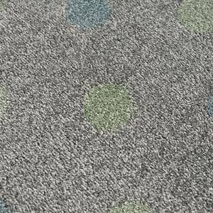 Tapis enfant Confetti Fibres synthétiques - Gris / Vert menthe - 160 x 230 cm