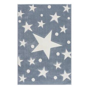 Tapis enfant Estrella Fibres synthétiques - Bleu clair / Blanc - 120 x 180 cm