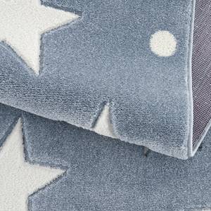 Tapis enfant Estrella Fibres synthétiques - Bleu clair / Blanc - 120 x 180 cm