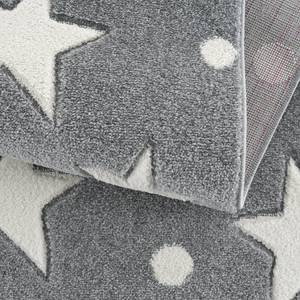 Tapis enfant Estrella Fibres synthétiques - Gris clair / Blanc - 160 x 230 cm