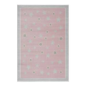 Tapis enfant Planet Fibres synthétiques - Rose - 120 x 180 cm